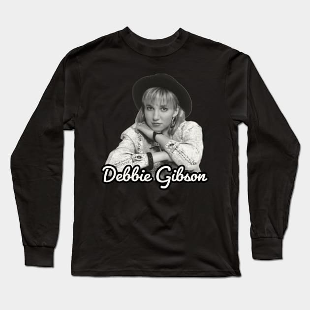 Debbie Gibson / 1970 Long Sleeve T-Shirt by Nakscil